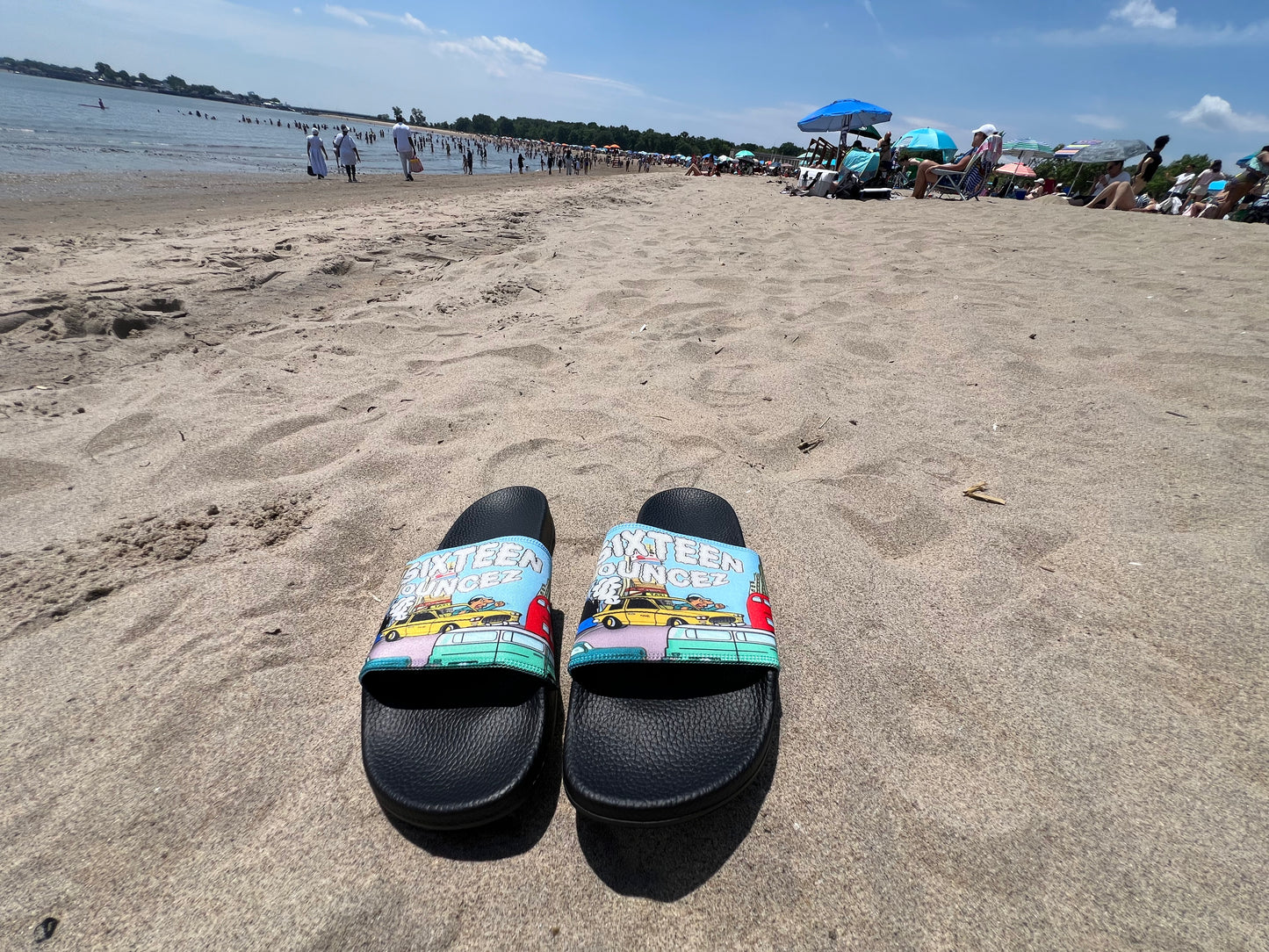 Sixteen Ouncez "NYC TAXI SMOKE" - Unisex Slippers/Sandals