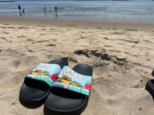 Sixteen Ouncez "NYC TAXI SMOKE" - Unisex Slippers/Sandals